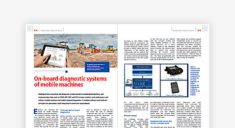 On-board diagnostic systems for mobile machinery
